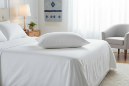 Luxury Hypoallergenic Pillow - UltraPlume Fibre, Plush Support, Modern Design, Standard UK Size - thumbnail 6