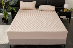 Luxury Thick Pure Cotton Fitted Bed Sheet - Soft, Breathable & Machine Washable - Single, Double, King & Super King Sizes - thumbnail 5