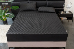 Luxury Thick Pure Cotton Fitted Bed Sheet - Soft, Breathable & Machine Washable - Single, Double, King & Super King Sizes - thumbnail 3