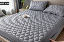 Luxury Thick Pure Cotton Fitted Bed Sheet - Soft, Breathable & Machine Washable - Single, Double, King & Super King Sizes - thumbnail 4