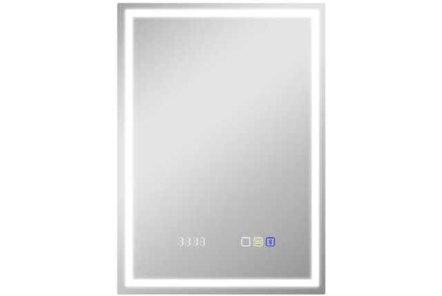PRICE DROP! Wall Mounted LED Vanity Mirror - 50x70cm, Frameless Glass, Anti-Fog, Dimmable, Modern Bathroom Mirror