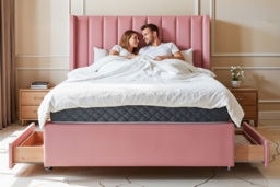 PRICE DROP! Wingline Divan Bed & Mattress - 8 Colours - 2 or 4 Drawers Option