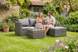 PRICE DROP! 4-Seater Weather-Resistant Rattan Garden Sofa Set