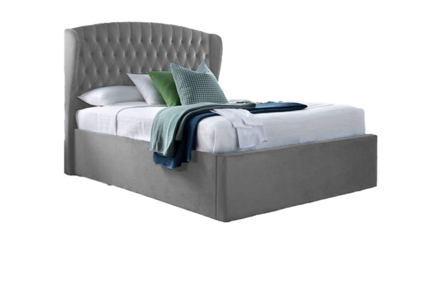 PRICE DROP! Georgia Velvet Ottoman Storage Bed with Lift-Up Mechanism - 5 Sizes - image 1