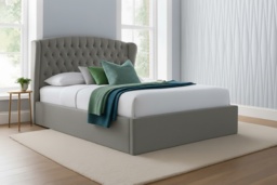 PRICE DROP! Georgia Velvet Ottoman Storage Bed with Lift-Up Mechanism - 5 Sizes - thumbnail 3