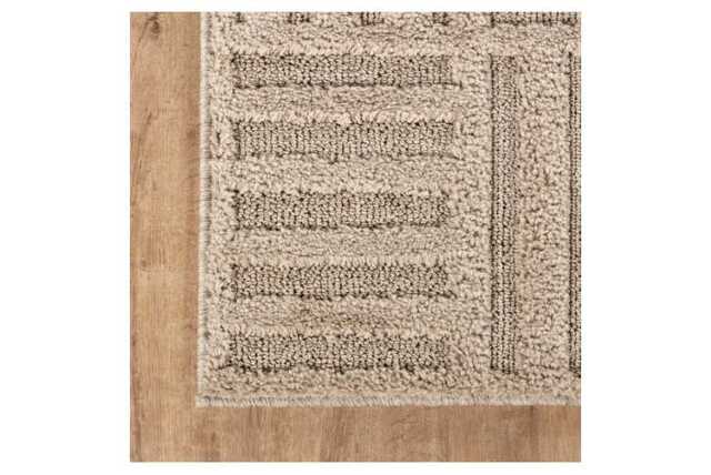 Machine Washable Soft Polyester Area Rug - Non-Slip, Modern Geometric, Scandi Style for Living Room, Bedroom & Kitchen - image 1