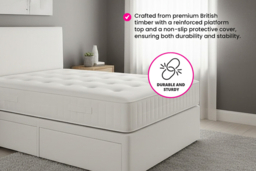 Oxford Divan Bed Set with Headboard & Custom Storage Options - 6 Sizes - thumbnail 8