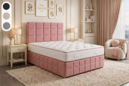 Plush Divan Bed with Memory Foam Hybrid Mattress - 4 Colours - thumbnail 2
