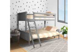 Endora Triple Delight Kids Wooden Bunk Bed with Safety Rails - thumbnail 1