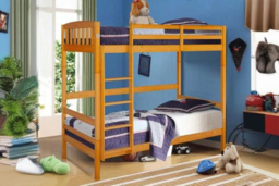PRICE DROP! Elegant & Sturdy Modern Bunk Bed Frame with Robust Base - thumbnail 7