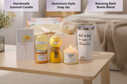 Aromatherapy At Home Spa Candle Gift Set For Women - 3 Colours - thumbnail 7