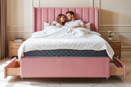 PRICE DROP! Wingline Divan Bed & Mattress - 8 Colours - 2 or 4 Drawers Option - thumbnail 5