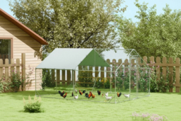 Large Chicken Run for 12-18 Chickens - Secure Outdoor Coop, Easy Clean, Weatherproof, Multi-Accessory - thumbnail 6