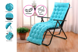 Extra-Thick Full Length Outdoor Chair Cushion - Garden Patio Accessory - thumbnail 8
