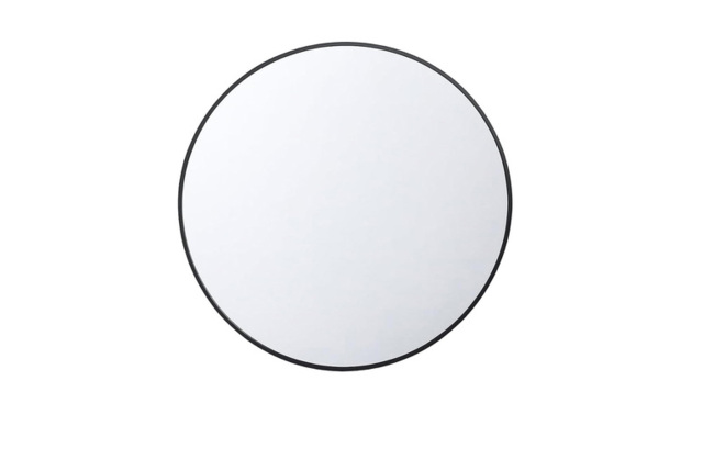 Round Metal Wall Mirror with Float Glass - 5 Sizes & 2 Colours - image 1