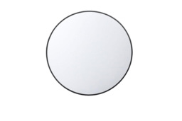 Round Metal Wall Mirror with Float Glass - 5 Sizes & 2 Colours - thumbnail 1