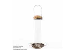 Weather-Resistant Mealworm & Suet Bird Feeder - Durable Zinc & Brass, Songbird-Friendly - thumbnail 3