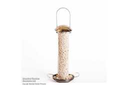 Weather-Resistant Mealworm & Suet Bird Feeder - Durable Zinc & Brass, Songbird-Friendly - thumbnail 4