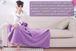 USB Heated Electric Velvet Blanket - thumbnail 8