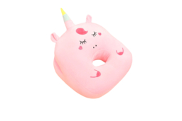 Adorable Cartoon Plush Travel Pillow - 9 Fun Designs, Soft PP Cotton, Hand Warmer Slot, 35cm x 30cm - thumbnail 8