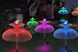 Solar Butterfly Fibre Optic Garden Lights - thumbnail 5
