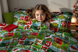 Christmas Grinch  Microfibre Duvet Cover - 2 Sizes - thumbnail 2