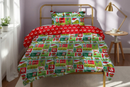Christmas Grinch  Microfibre Duvet Cover - 2 Sizes - thumbnail 7