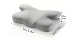 Ergonomic Memory Foam Cervical Pillow - Orthopaedic Neck Support, Breathable, 2 Sizes, Multiple Colours - thumbnail 4