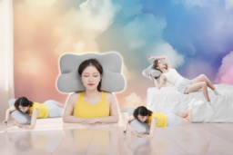 Ergonomic Memory Foam Cervical Pillow - Orthopaedic Neck Support, Breathable, 2 Sizes, Multiple Colours - thumbnail 2