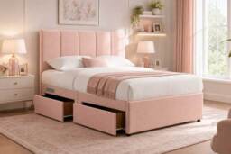 Rocca Divan Bed with USB Port and Memory Foam Mattress