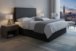 Faux Leather Divan Bed with Mattress & Storage Options - 6 Sizes & 5 Colours - thumbnail 2