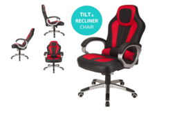 Ergonomic Racing Style Gaming & Office Chair - PU Leather, Adjustable Recline, 125kg Capacity - thumbnail 8