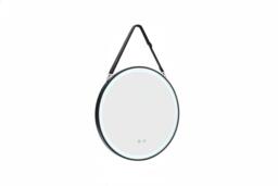 Round LED Mirror with Hanging Strap