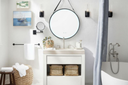 Round LED Mirror with Hanging Strap - thumbnail 7