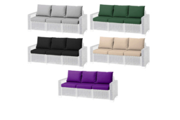CLEARANCE! Weather-Resistant Replacement Cushion Pads for Keter Allibert Rattan Garden Furniture - Plush Outdoor Seating - thumbnail 7