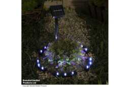 Solar LED Stake Lights - IP65 Waterproof, Warm White, 2m Lead - thumbnail 3