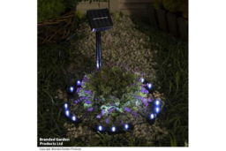 Solar LED Stake Lights - IP65 Waterproof, Warm White, 2m Lead - thumbnail 7