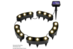 Solar LED Stake Lights - IP65 Waterproof, Warm White, 2m Lead - thumbnail 5