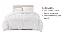 Premium Duck Feather & Down Duvet Quilt 13.5 Tog - Hotel Quality, Machine Washable, All Sizes - thumbnail 4
