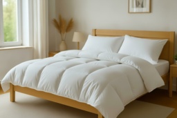 Premium Duck Feather & Down Duvet Quilt 13.5 Tog - Hotel Quality, Machine Washable, All Sizes - thumbnail 2