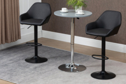 Adjustable Swivel Bar Stools Set of 2 - 2 Styles - thumbnail 1
