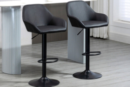 Adjustable Swivel Bar Stools Set of 2 - 2 Styles - thumbnail 3