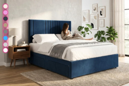 Alaska Divan Bed with Mattress - 6 Sizes, 7 Colours & Storage Options - thumbnail 2
