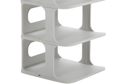 4-Tier Stackable Shoes Rack for Custom Modular Storage Solutions - thumbnail 4