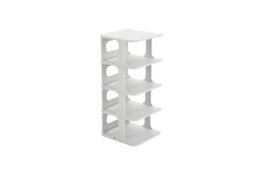 4-Tier Stackable Shoes Rack for Custom Modular Storage Solutions - thumbnail 1