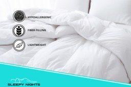 Premium Hypoallergenic Polycotton Winter Duvet - 10.5, 13.5 or 15 Tog, Machine Washable, All Sizes - thumbnail 7