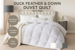 Duck Feather & Down Duvet Quilt 10.5 Tog - 4 Sizes - thumbnail 6