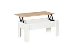 Lift Top Coffee Table with Hidden Storage - Modern Particle Board, Space-Saving, Adjustable Height, Contemporary Living Room Centrepiece - thumbnail 1
