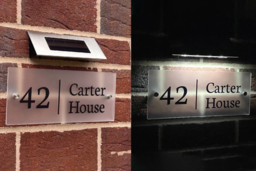 Rectangle Frosted Solar Light Up House Sign - 4 Styles! - thumbnail 8
