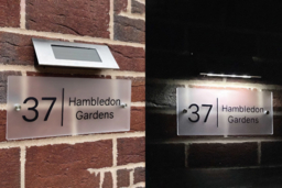 Rectangle Frosted Solar Light Up House Sign - 4 Styles! - thumbnail 7